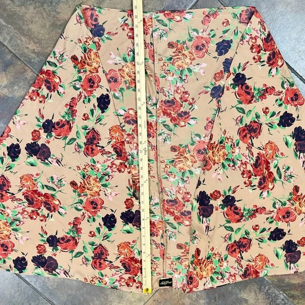 Audrey 3+1 Women's Open-Front Floral Print Cardigan - Image 5