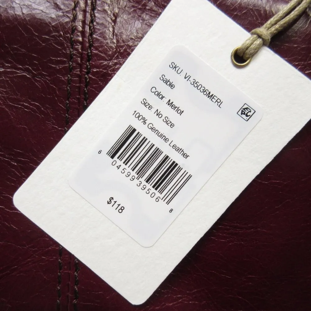 NWT Hobo Sable in Merlot Leather O - Image 3