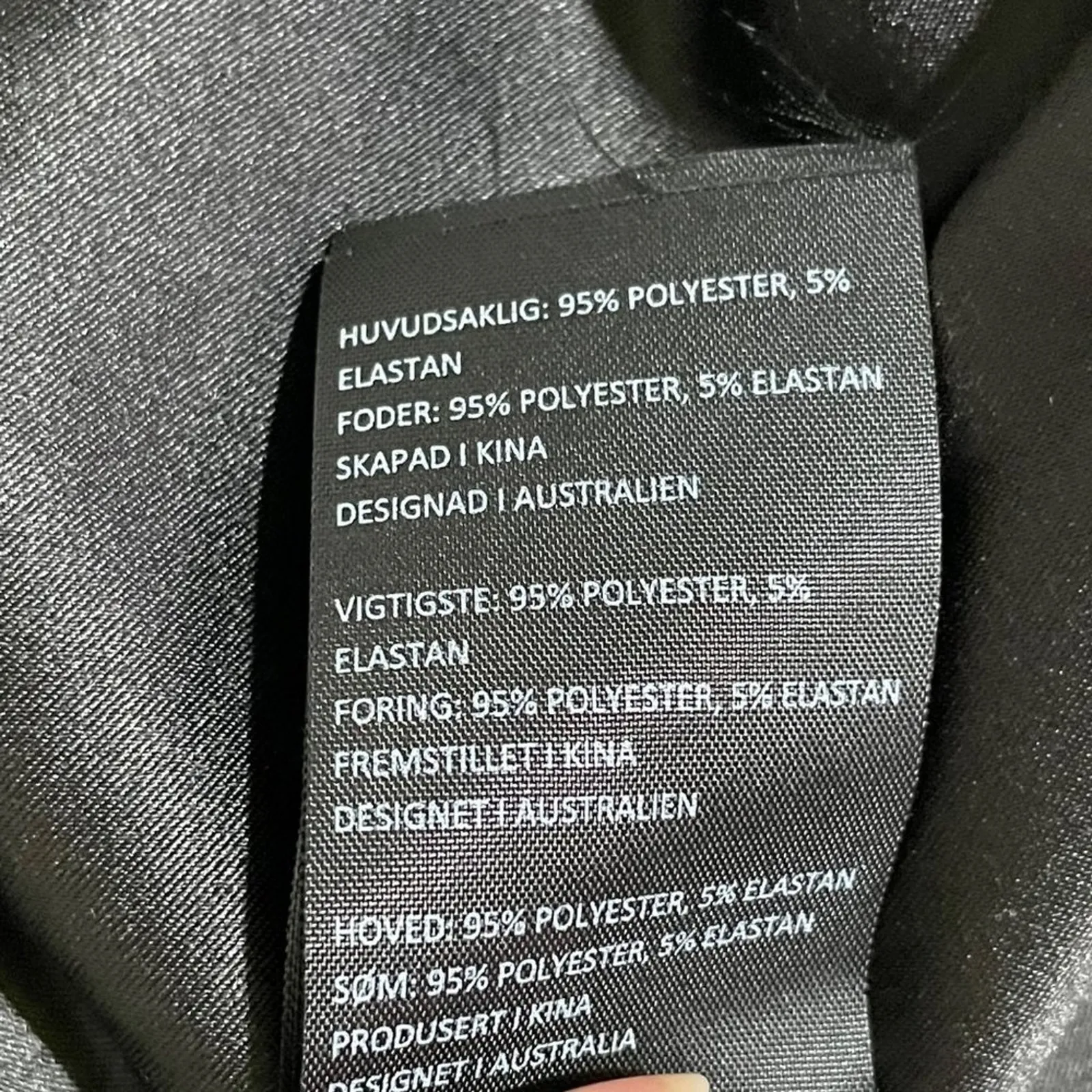 Bardot Kristen Peplum Cocktail Classic Black Spaghetti Strap Dress 12 - Image 15