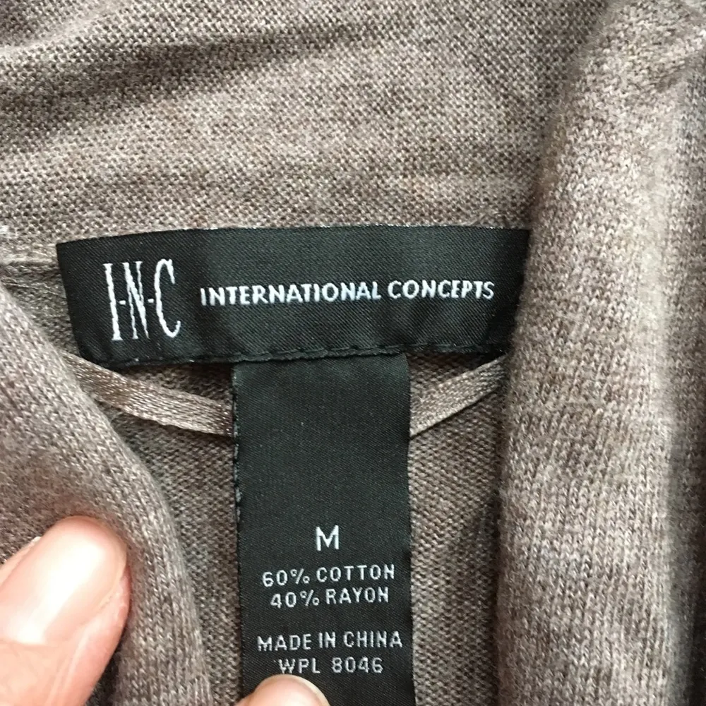 INC sequined open cardigan - Image 3