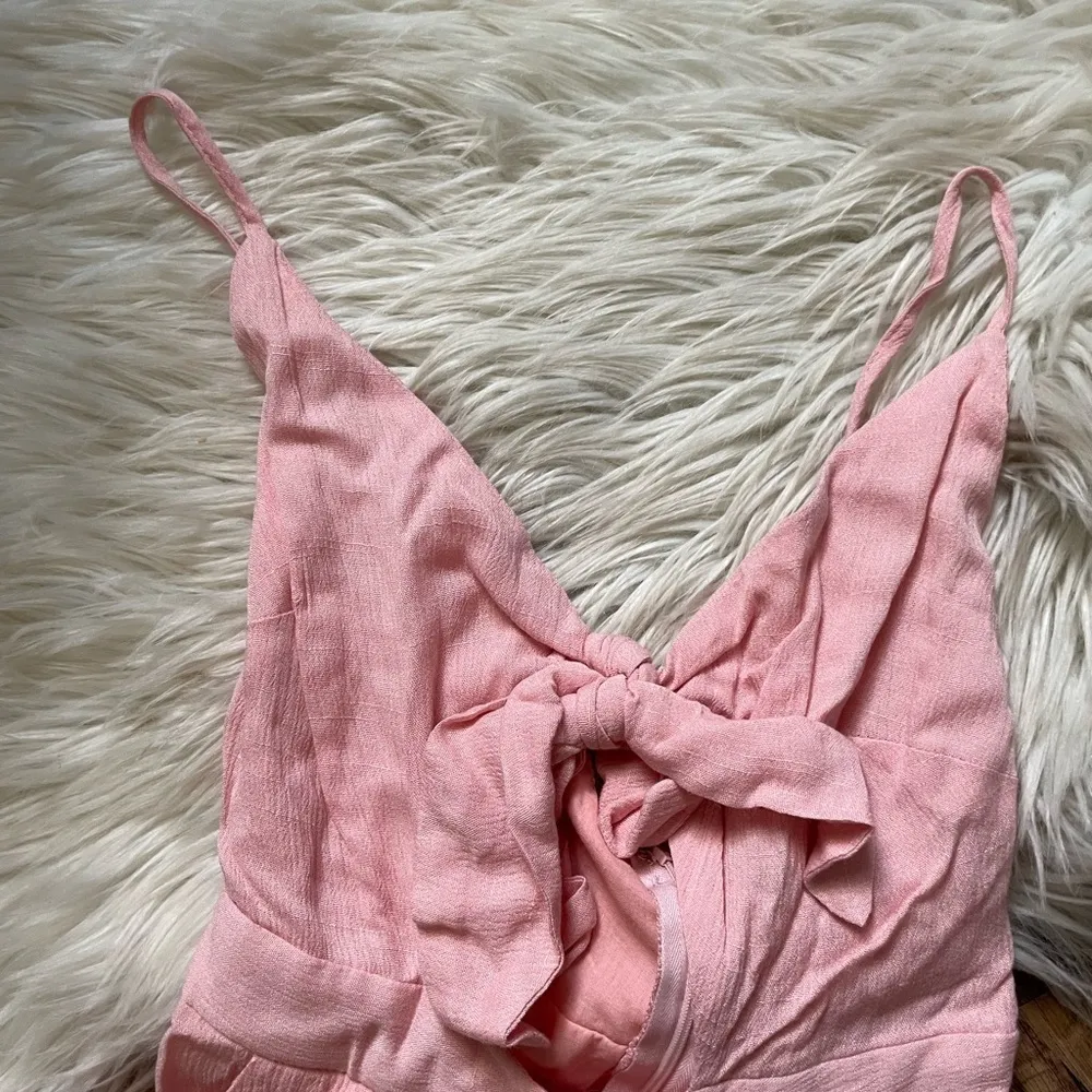 SHOWPO Renewed Jumpsuit In Blush Lenin Pink Size 2 - Image 6