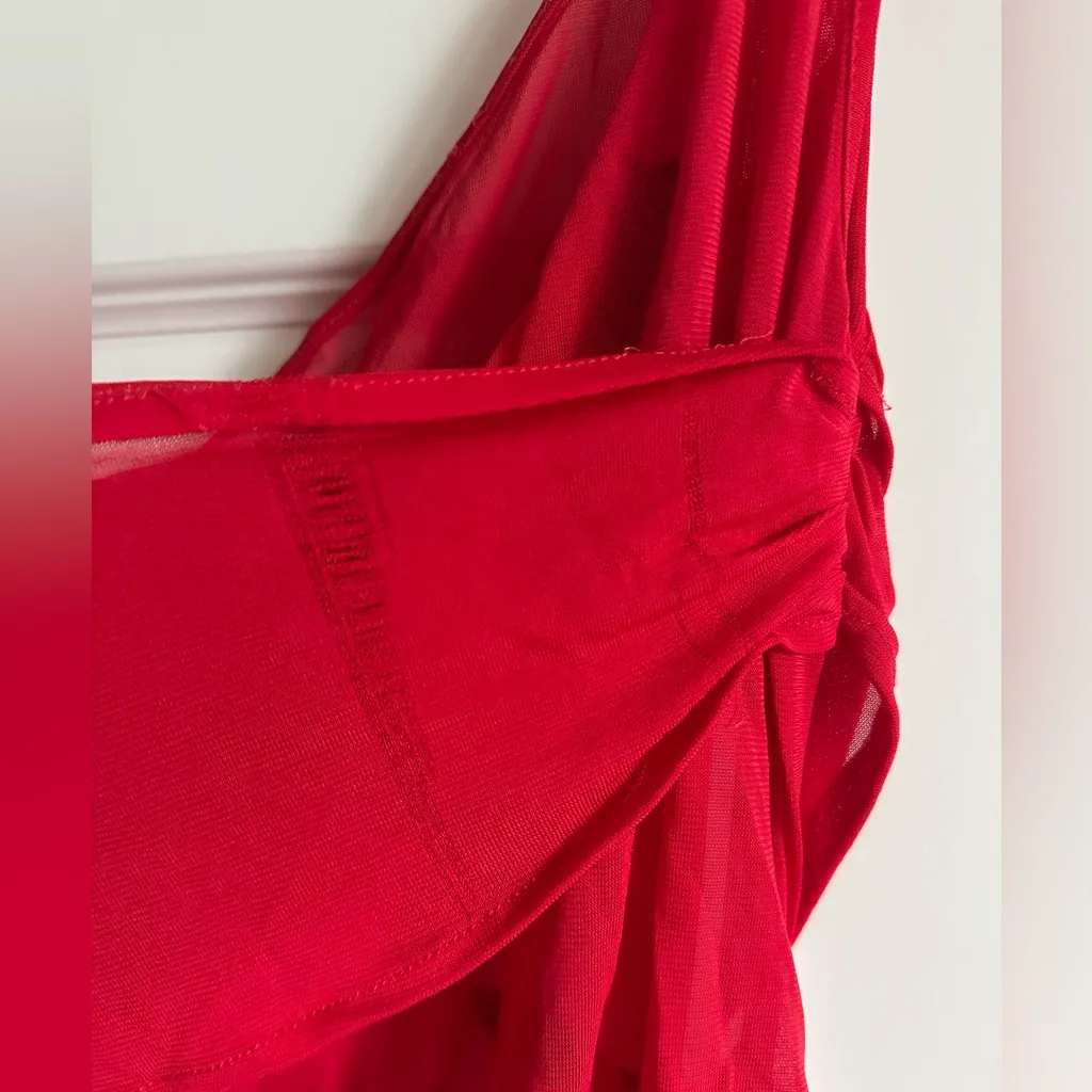 GAUGE81 Moni Dress in Scarlet‎ Red Gown NWT with flaw Size L - Image 11