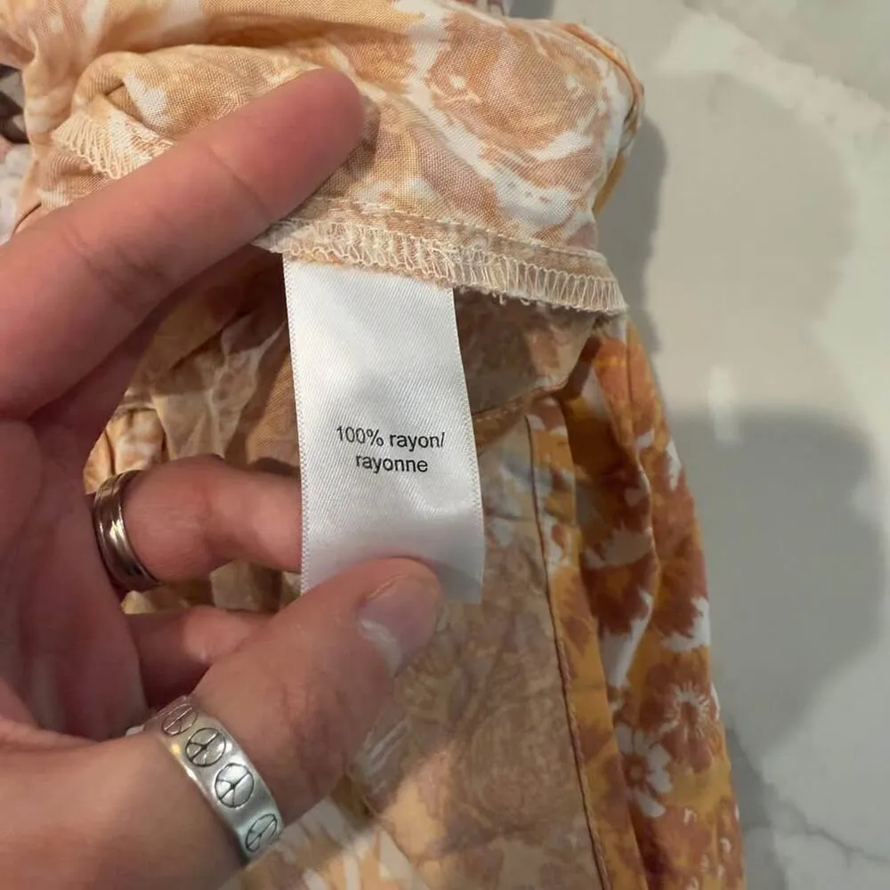 Maurices HighLow Tunic Sleeveless TankTop Womens Medium Pink/Orange Paisley Boho - Image 7