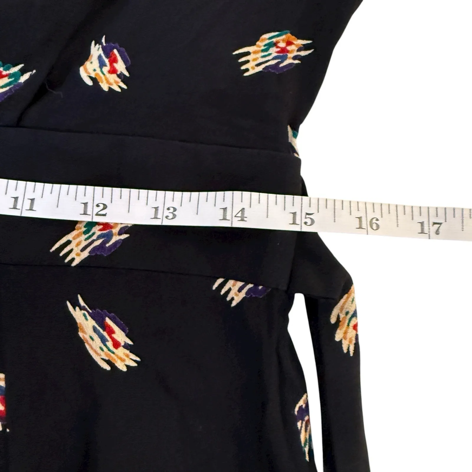 Rotate Birger Christensen Wanda Printed Black Mini Dress Size 6 Party Cocktail - Image 13