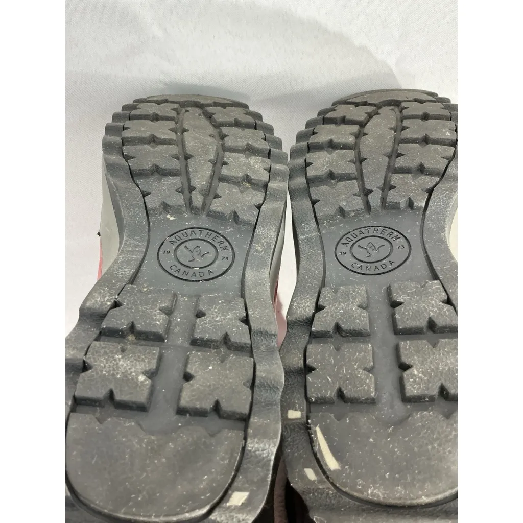 Womans Aquatherm Canada Jissika Size 6 M Zip Up Lace Up Lined Gray Boots Midcalf - Image 8