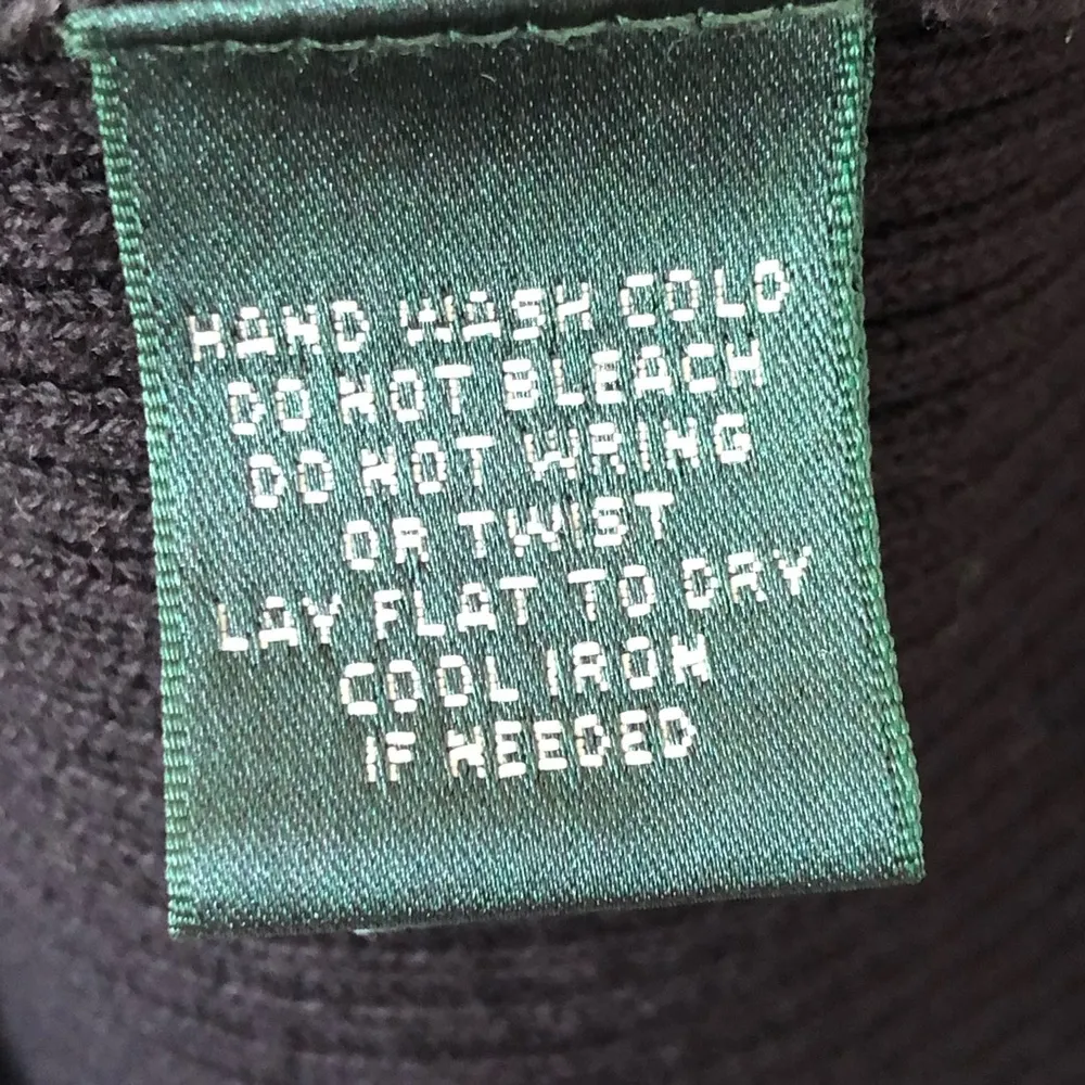 LAUREN Ralph Lauren Black and Gold Stripe Sweater L Size L - Image 6