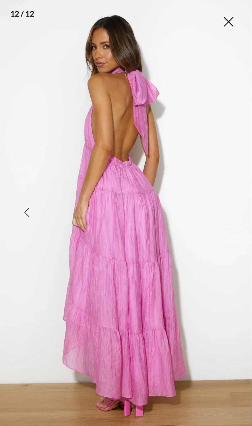 Hello Molly Pink-Purple Maxi Dress - Image 12