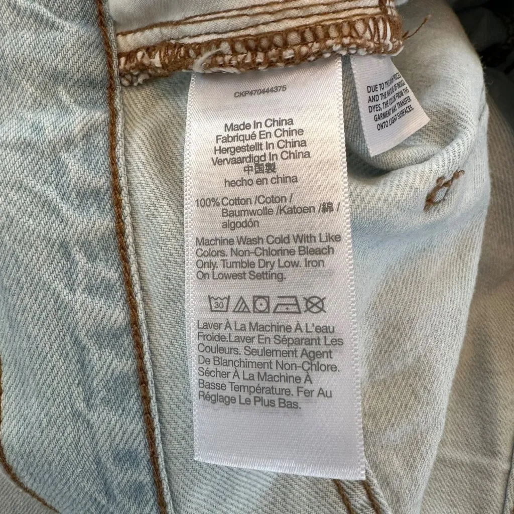 Madewell The Slouchy Boy Jean Size 29 Distressed Light Wash Jeans - Image 7