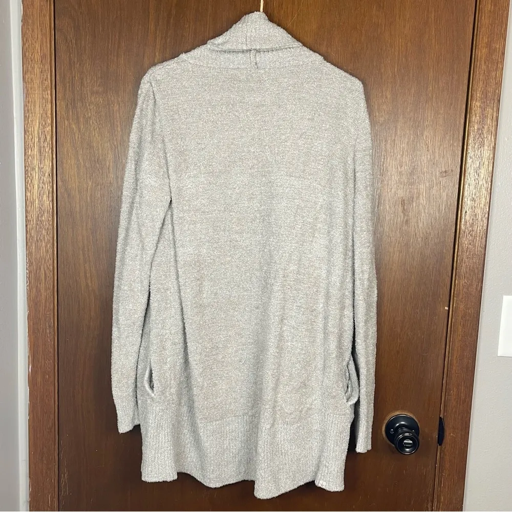 Barefoot Dreams CozyChic Lite Casual Grey Cardigan Size Medium - Image 5
