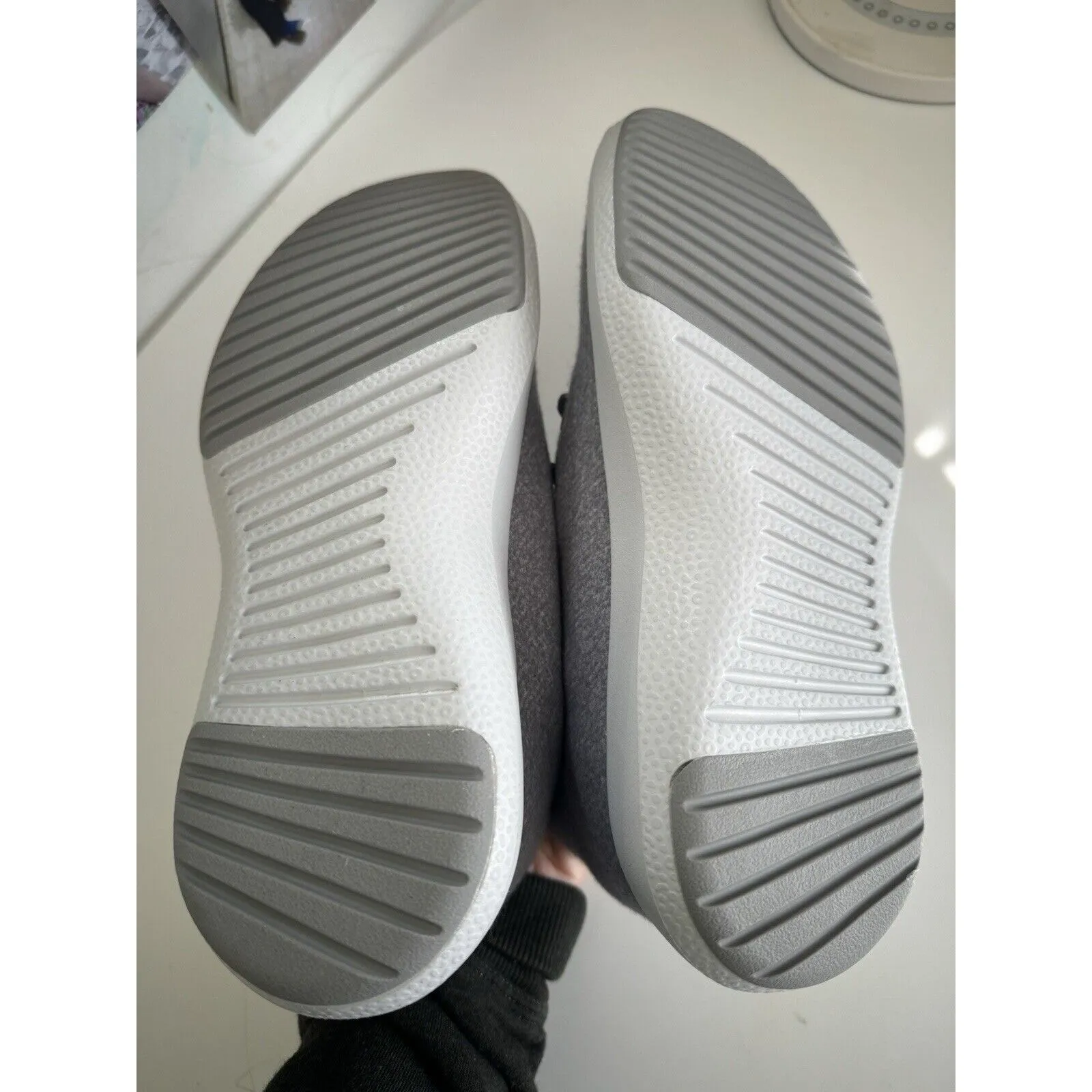 NIB Allbirds Womens Sneakers Wool Runner Up Mizzle Light Grey Sz 9 Running Shoe - Image 9