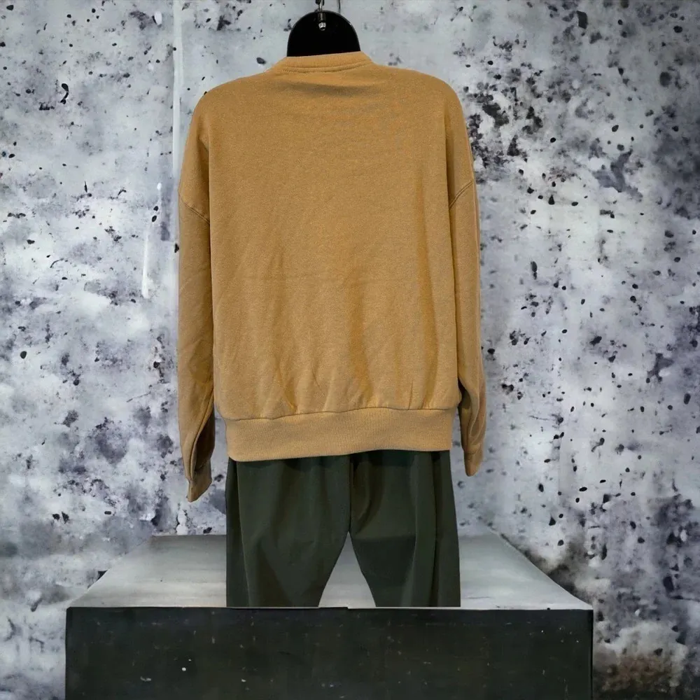 Reflex Fleece Henley Sweatshirt Tan size‎ small - Image 6