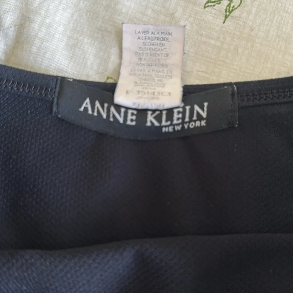 Anne Klein Black Bathing Suit Cover Up/Skirt with Slit Size Medium - Image 4