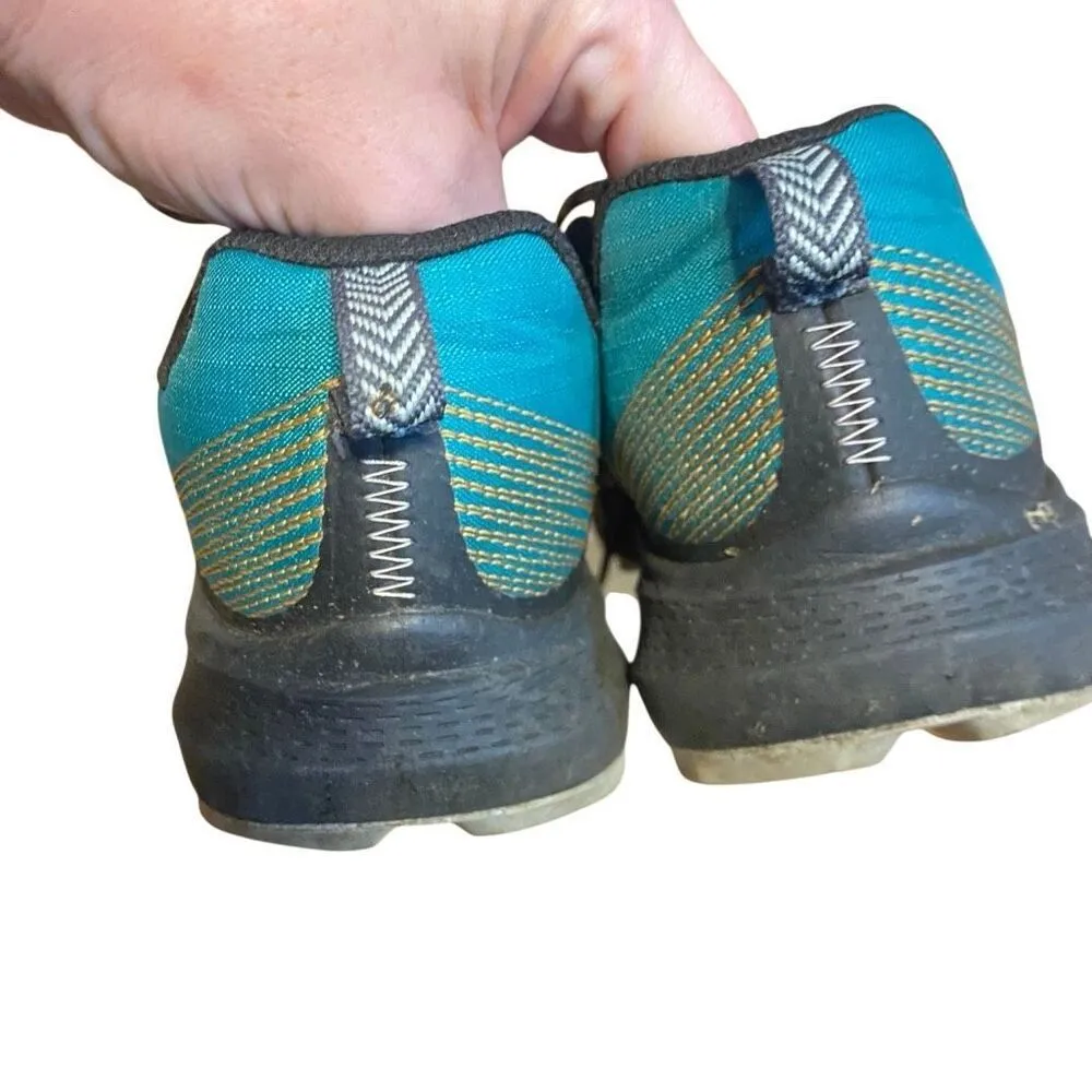 USED Women's MQM 3 Hiking Shoes - Tangerine/Teal size 8.5 see photos - Image 6
