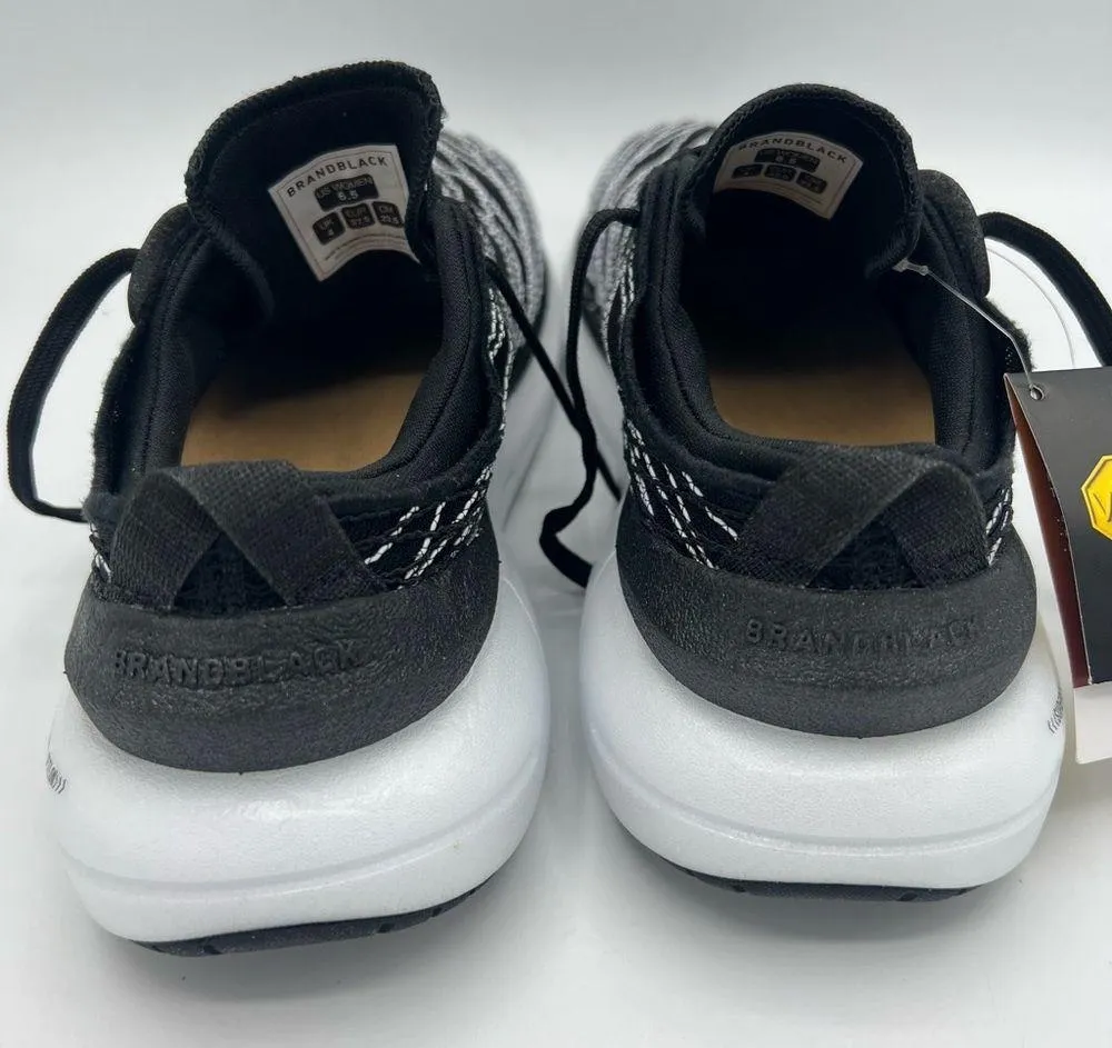 BRANDBLACK Tarantula Sneakers Shoes Size 6.5 NEW black & white athletic - Image 5