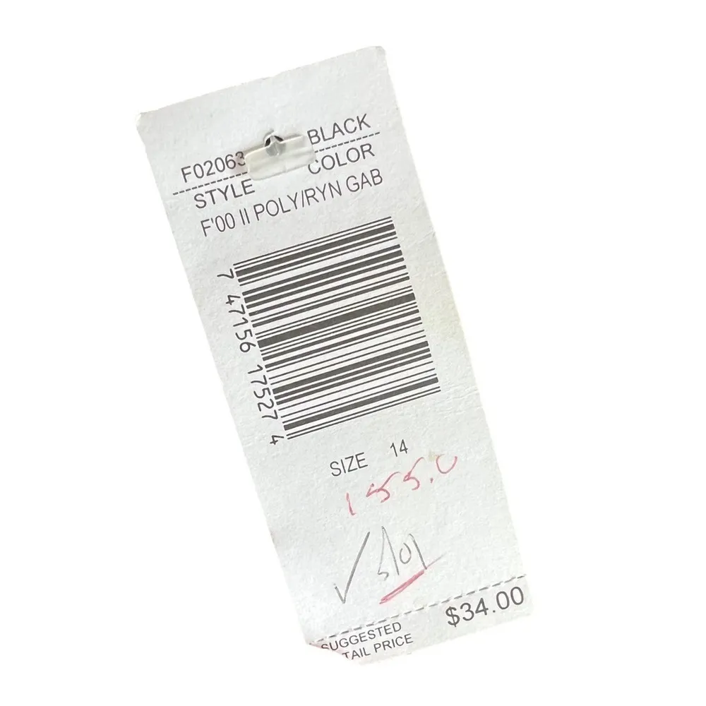 Sag‎ Harbor Petite Women's Dress Pants Size 14 Elastic Waist Dark Blue - Image 5