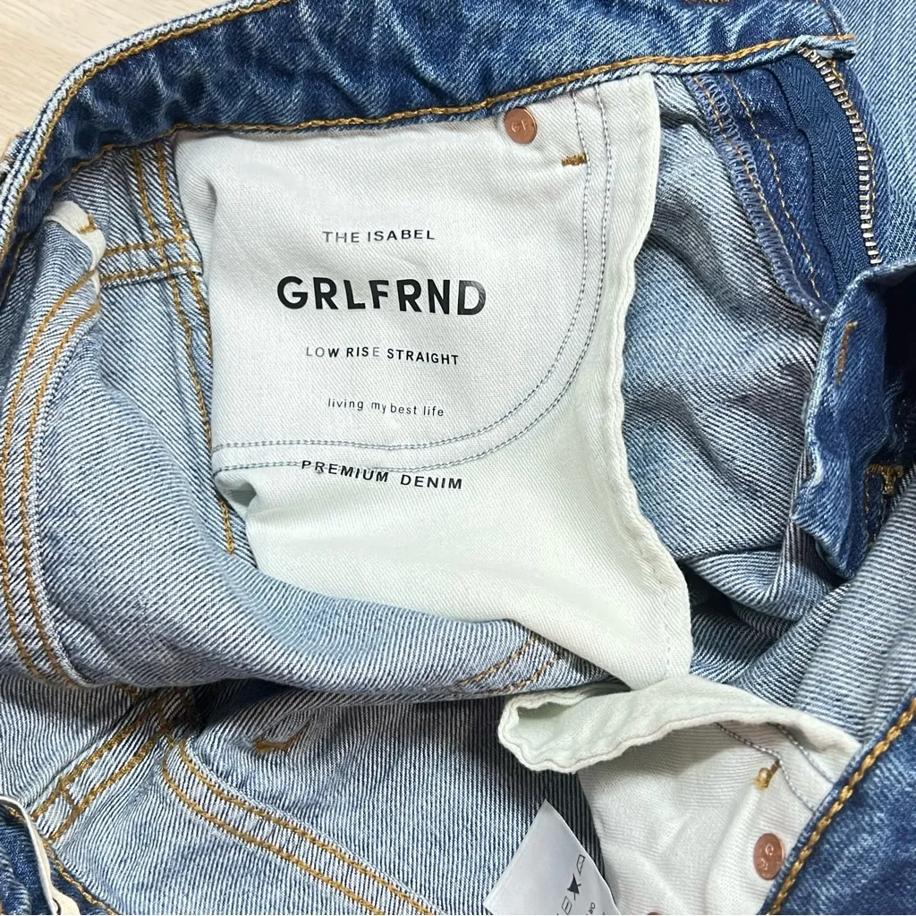 GRLFRND Isabel Low Rise Straight - Image 7