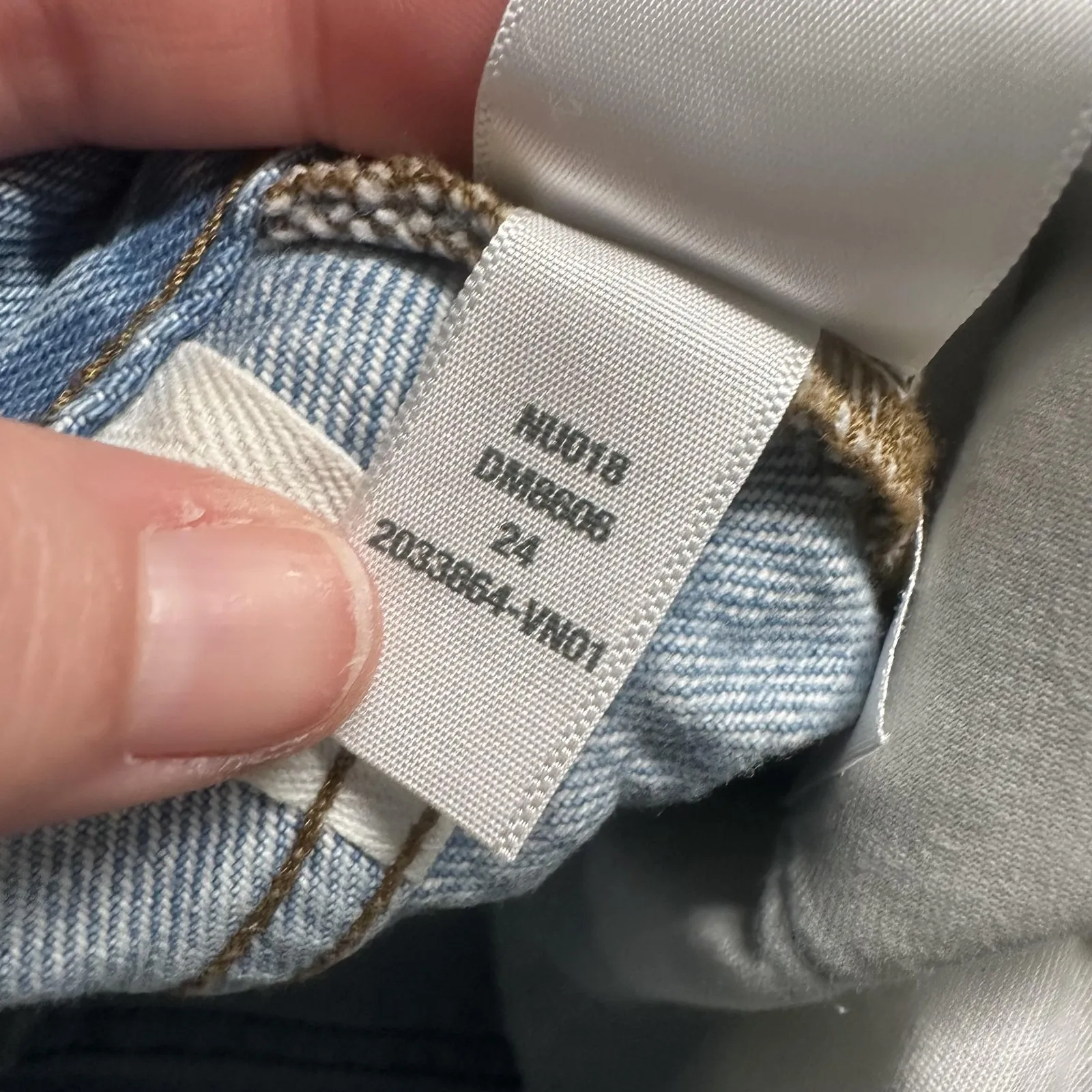 Madewell Low-Slung Baggy Jeans Womens 24 Light Wash Wide Leg Distressed Cuffed - Image 11