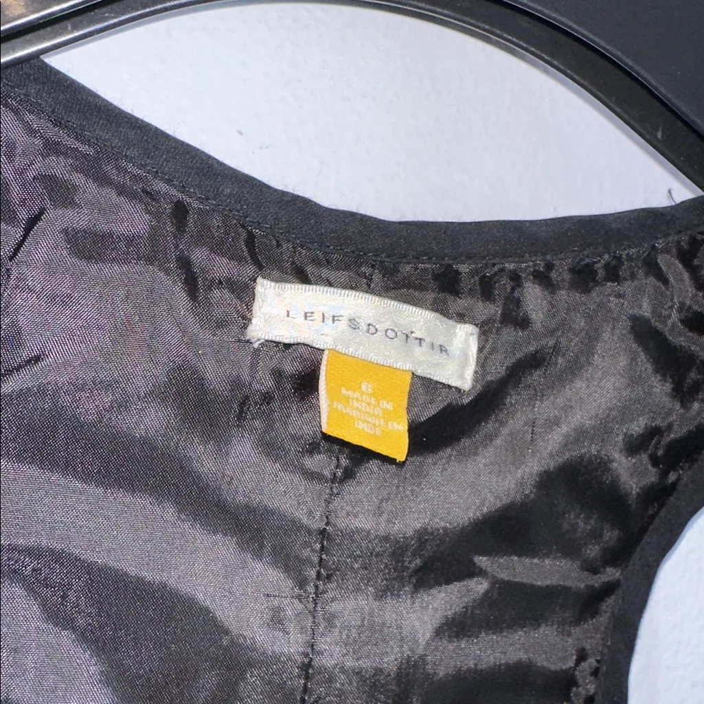 Anthropologie Leifsdottir quilted geometric fit and flare dress size 6 - Image 3