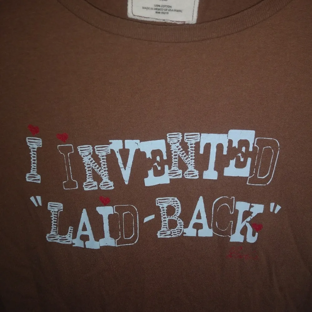 Levis I Invented Laid Back T-Shirt Sz L - Image 2
