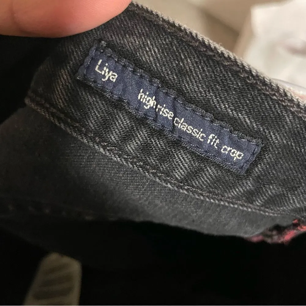 Citizens of Humanity COH Liya High Rise Classic Fit Crop Distressed Jean Size 28 - Image 13