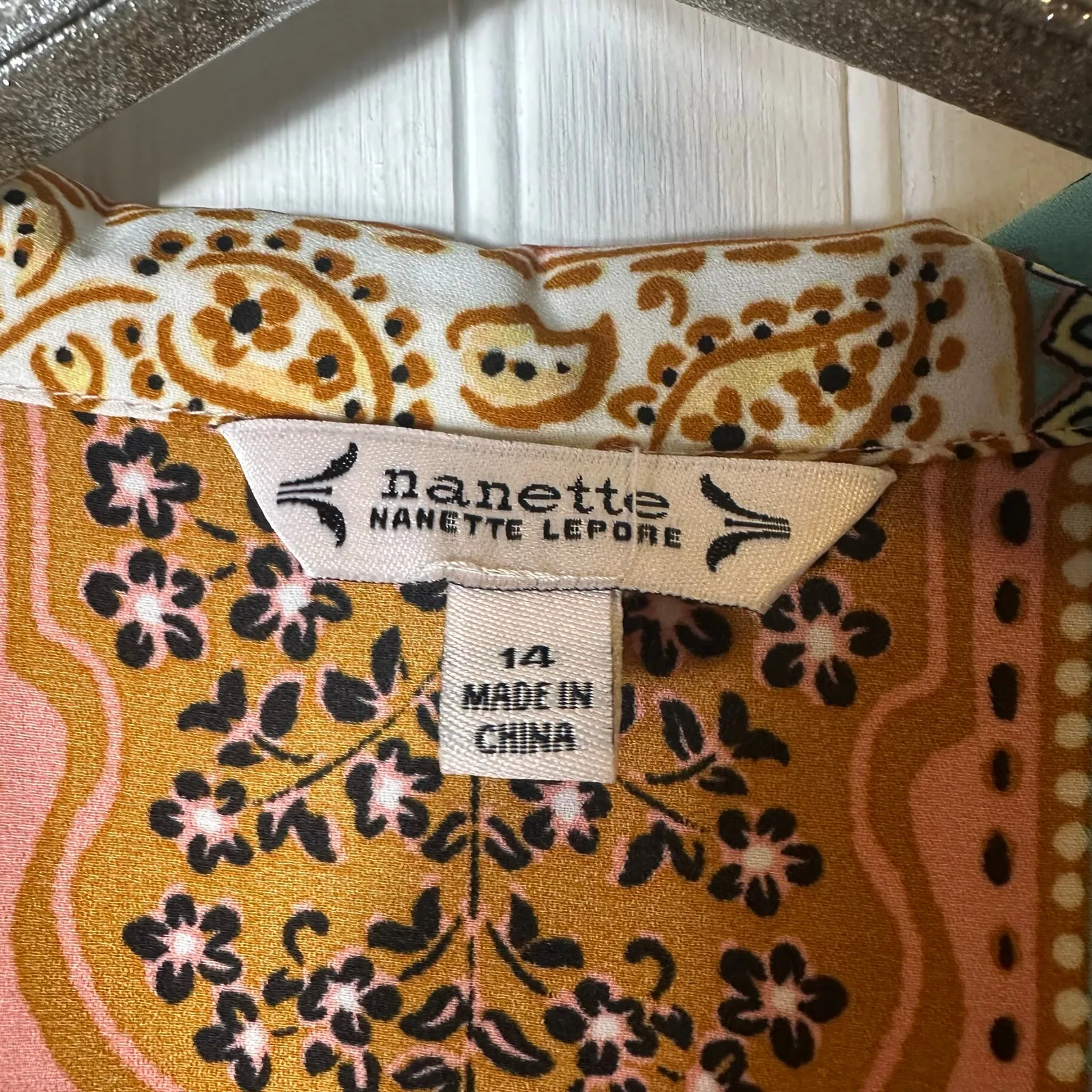 Nanette Lepore Patchwork Floral Print Dress - Image 6