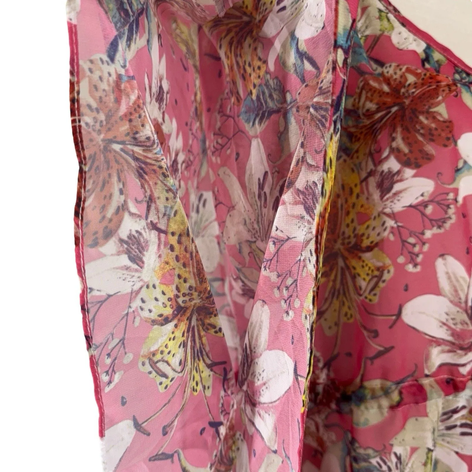 Y2K Sheer Floral Fairy Kimono Cover Up One Size Whimsigoth Festival Hippie NWT - Image 5