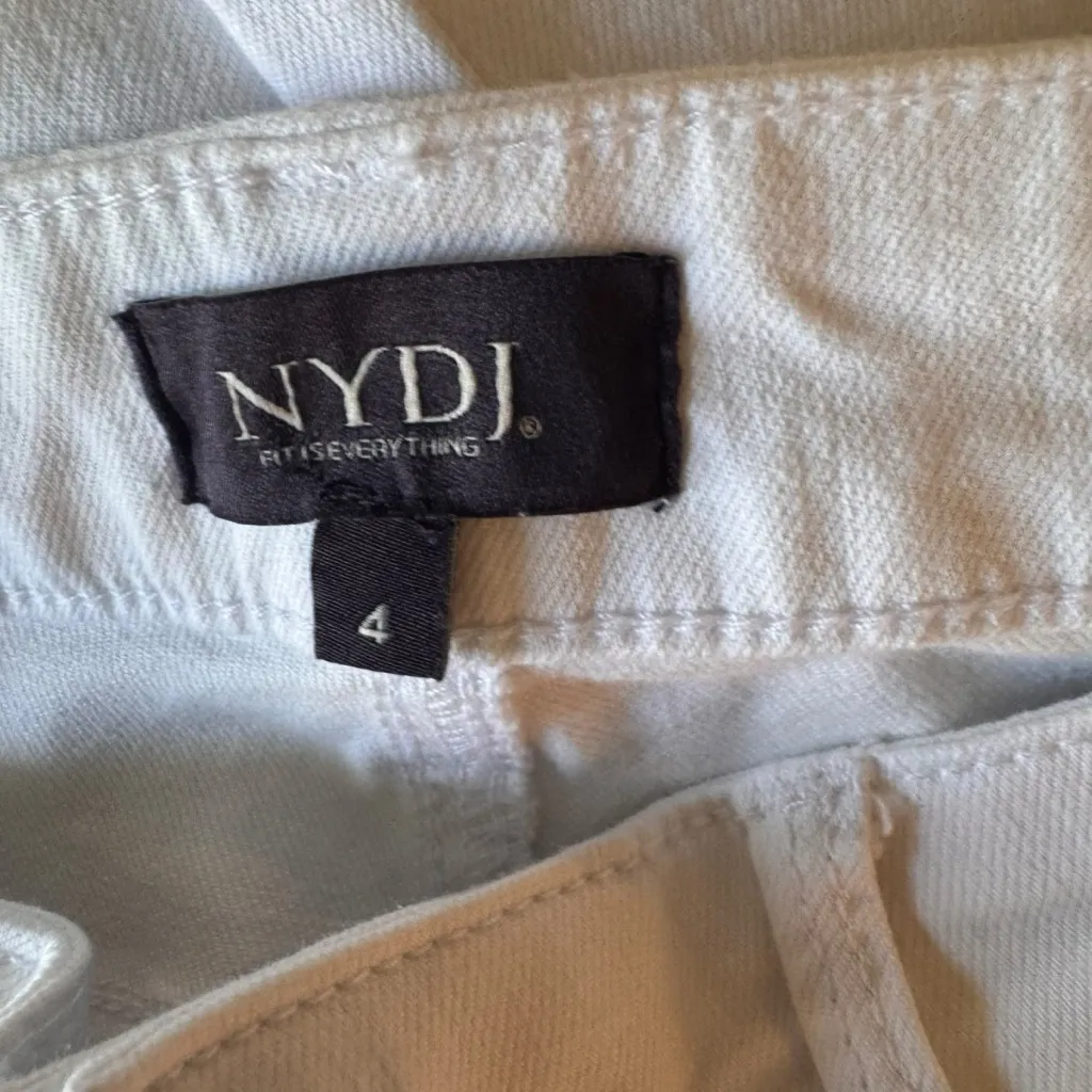 NYDJ - NWT Marilyn Ankle Jeans in Cool Embrace Denim Optic White Sz 5 - Image 7