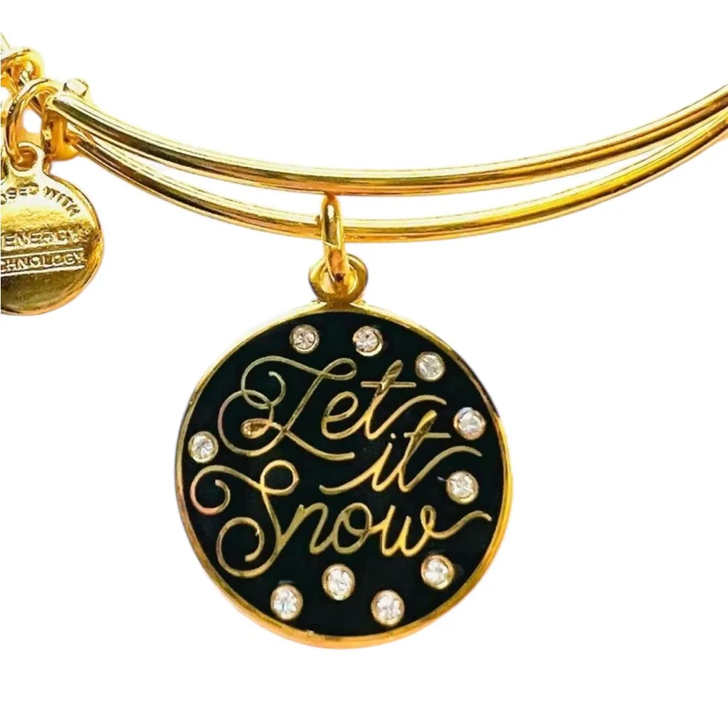 Alex and Ani Let it Snow Bangle Bracelet - Image 2