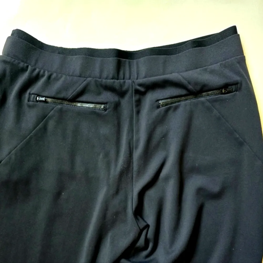 Athleta  Venice Pintuck Pant Black Pull On Ankle Pants - Image 9