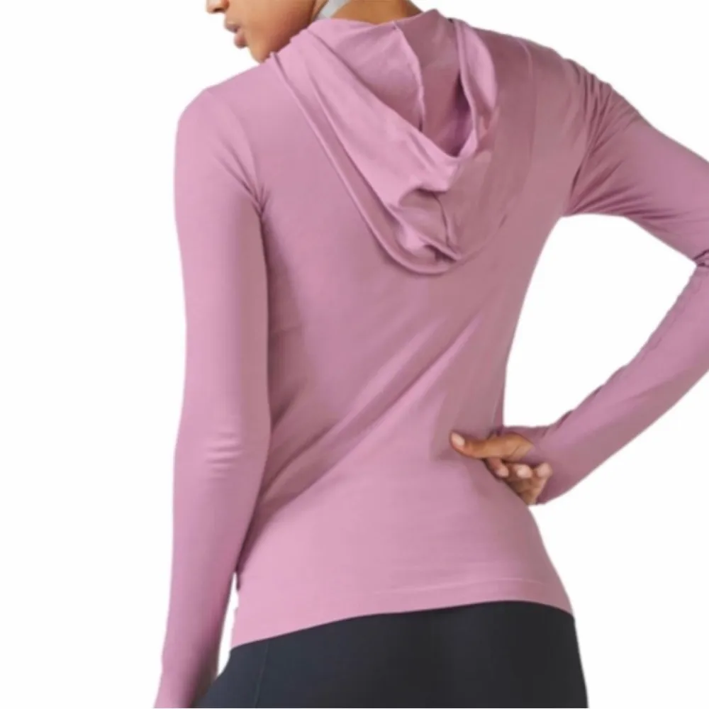 Fabletics Lilac Seamless Hoodie. Size Small. EUC - Image 2