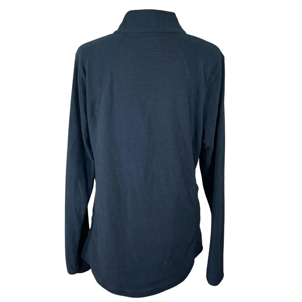 2 BCG Fleece 1/4 Zip Pullover Sweatshirt Size XL Black Cream Women's Athletic - Image 8