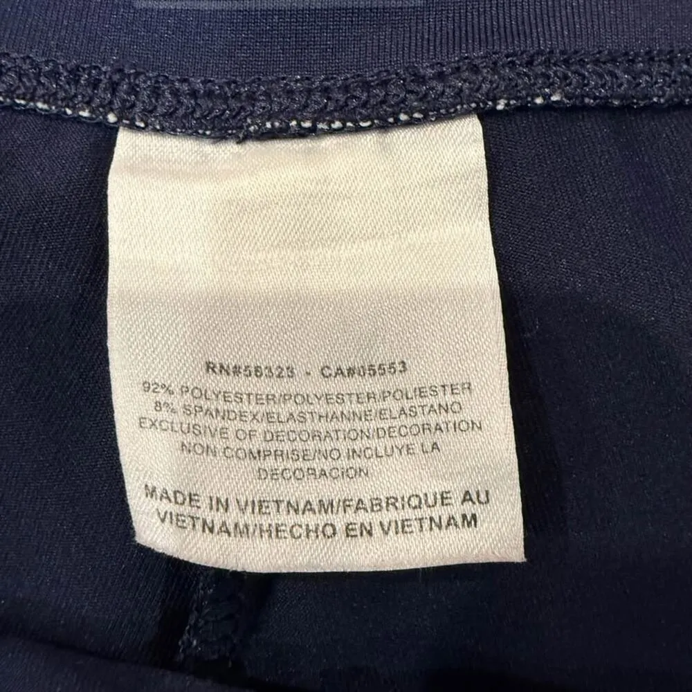 Nike Dri Fit Compression Activewear Shorts Women’s Size Large Navy Blue Running - Image 4