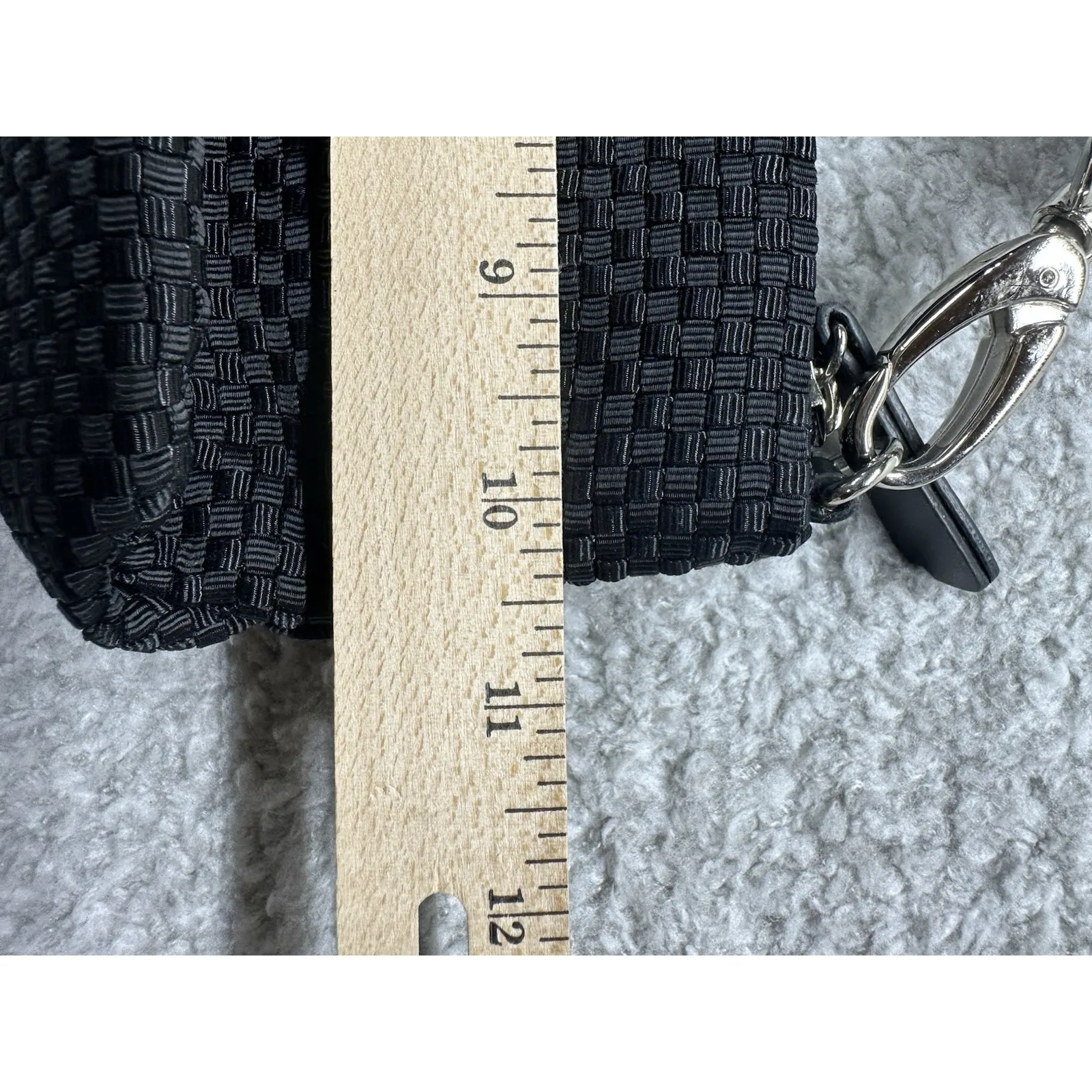 The‎ SAK Womens BlackWoven Clutch Handbag Shoulder Purse Excellent Condition - Image 14