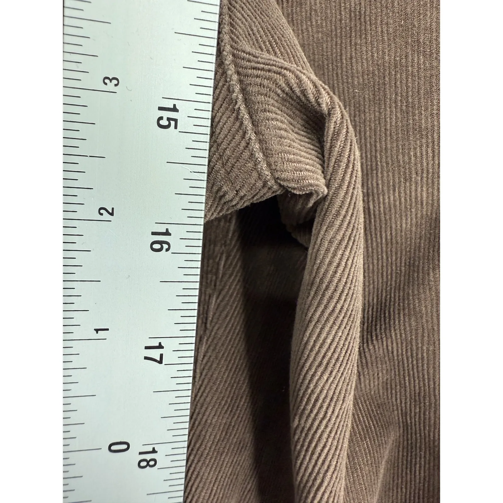 J. Crew Brown Corduroy Wide Leg Pants Women‎ Size 32 Cotton Lyocell Blend - Image 7