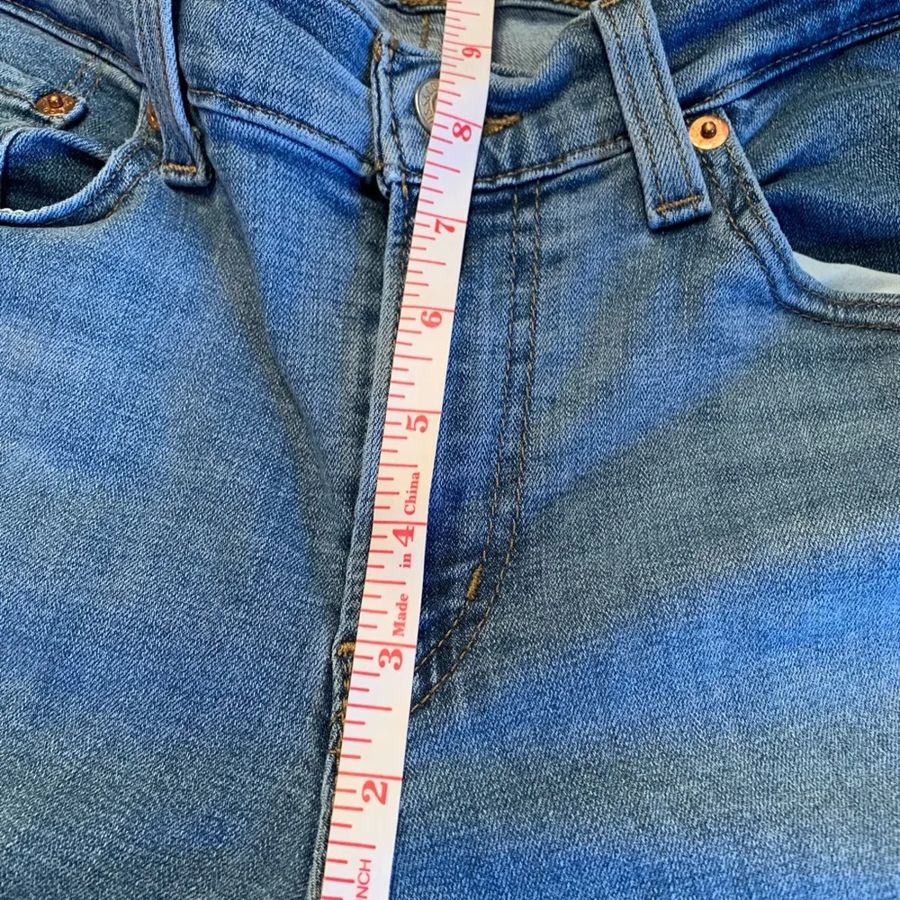 Levi's Boyfriend Jeans Women's 29 Blue Denim Mid Rise Slim Stretch Comfort - Image 7