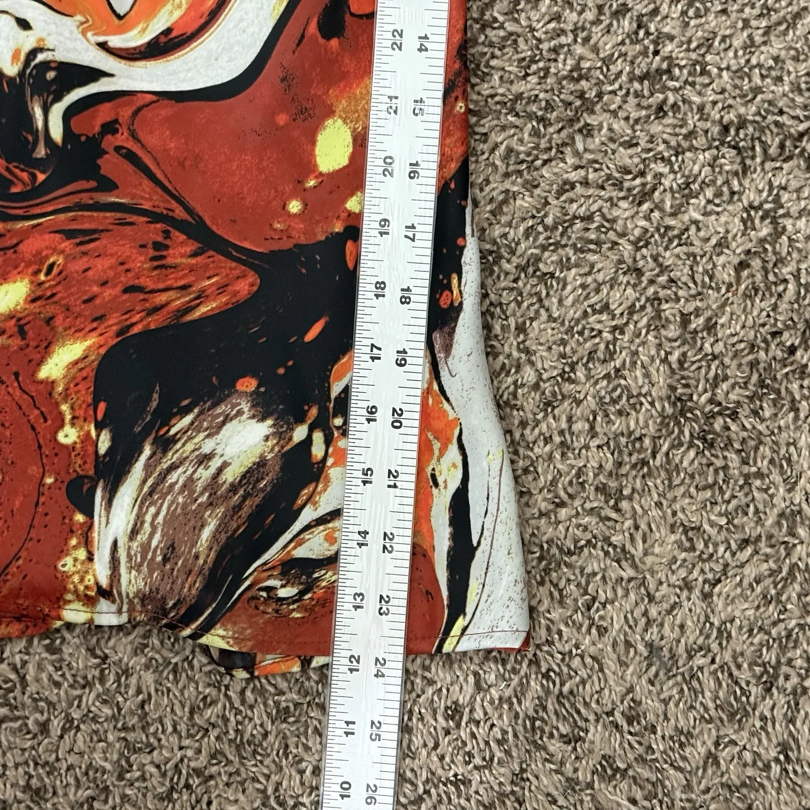 Urban‎ Outfitters MEDIUM Pretty Please Retro Marbled Strappy Cut Out Mini Dress - Image 9