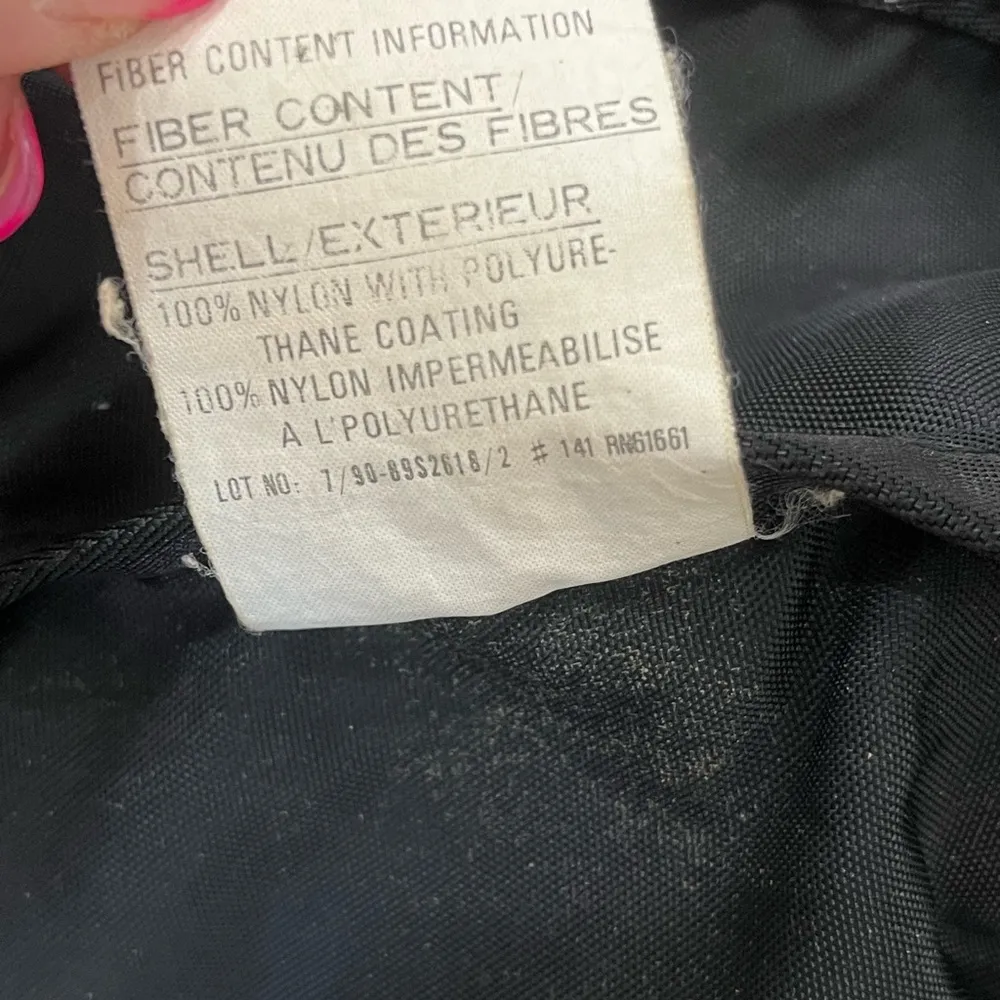 The North Face Lumbar Fanny Pack Waist Pack Hiking Backpacking Bag black pink - Image 8