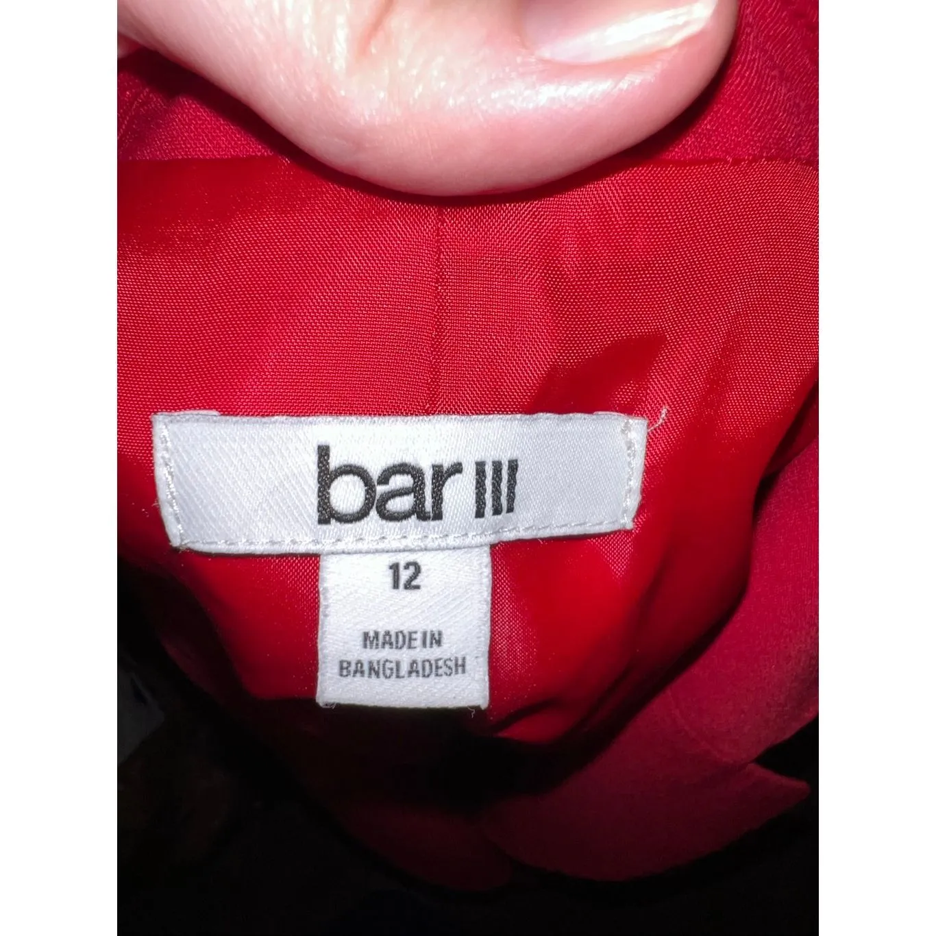 Women’s Bright Red Single Button Blazer Jacket sz12 - Image 8