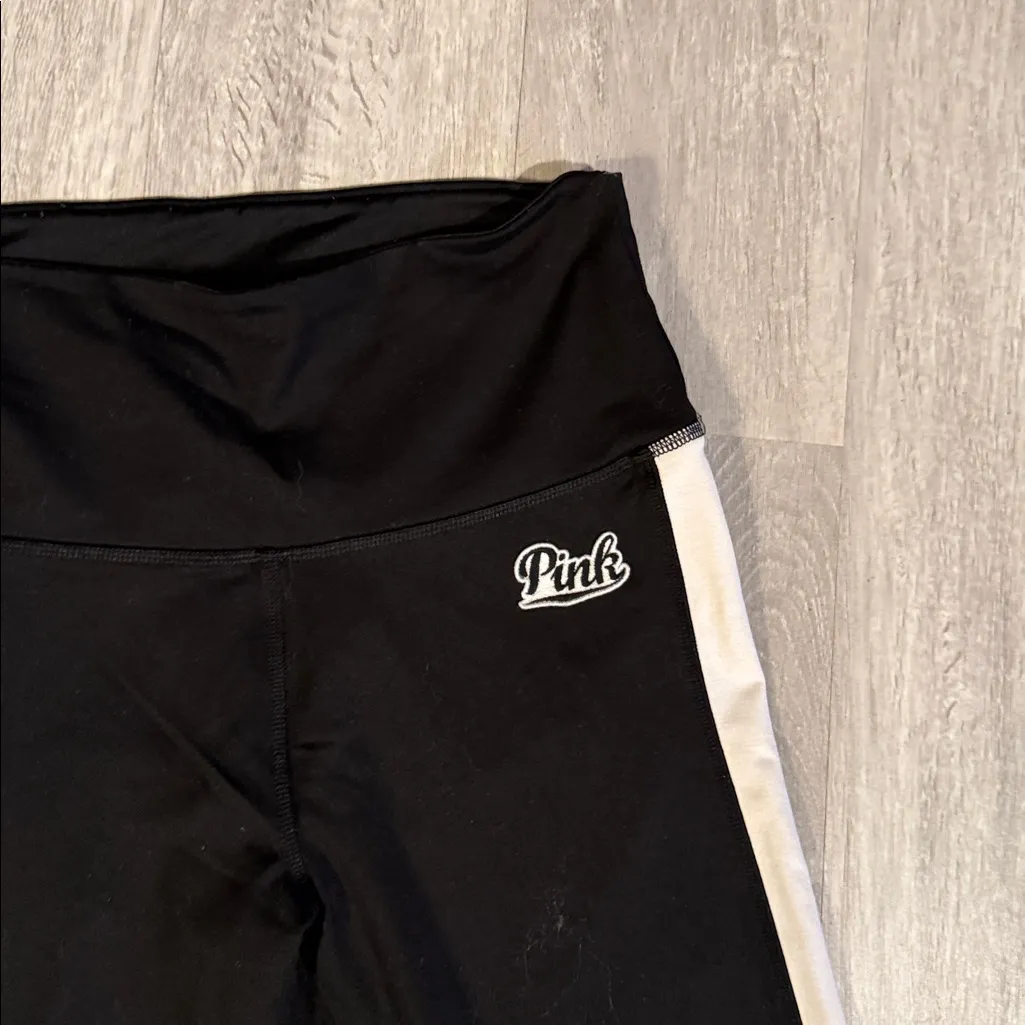 🖤VS•PINK Leggings Tri-Color/Mesh•Black/Gray•Size:Small🖤 - Image 3