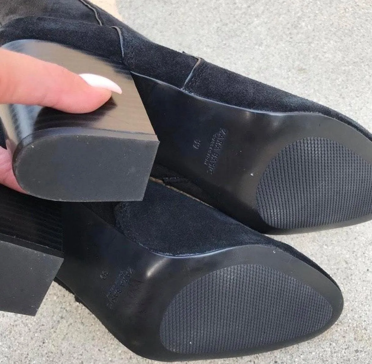 ZARA Suede Booties - Image 2