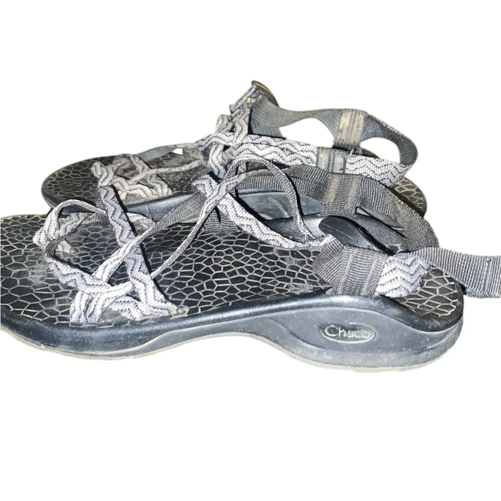 Chaco Sports Sandals Womens 9 Gray Wave Updraft EcoTread X2 Hiking Outdoor - Image 3