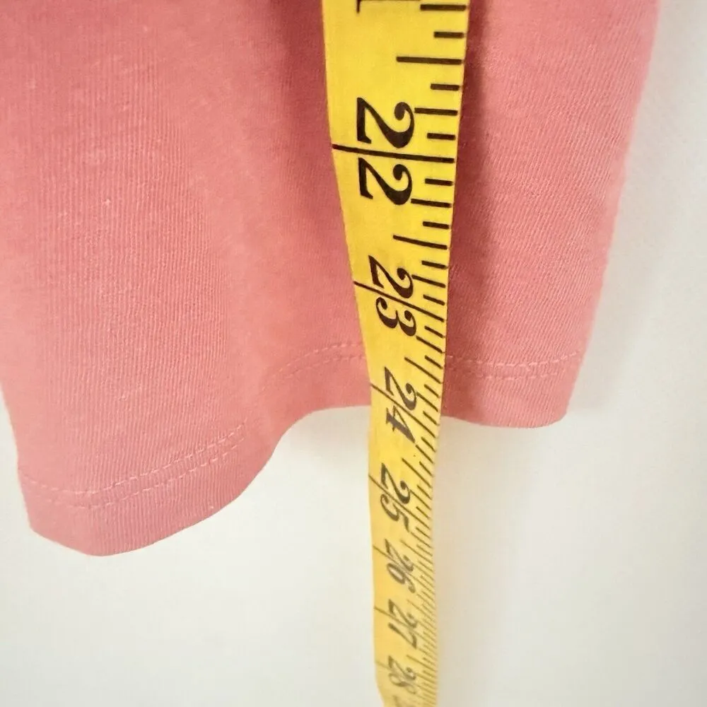 Victoria Sport Top Womens XS Mauve Gold Tank Open Back Big Print Logo Gym Sporty - Image 7