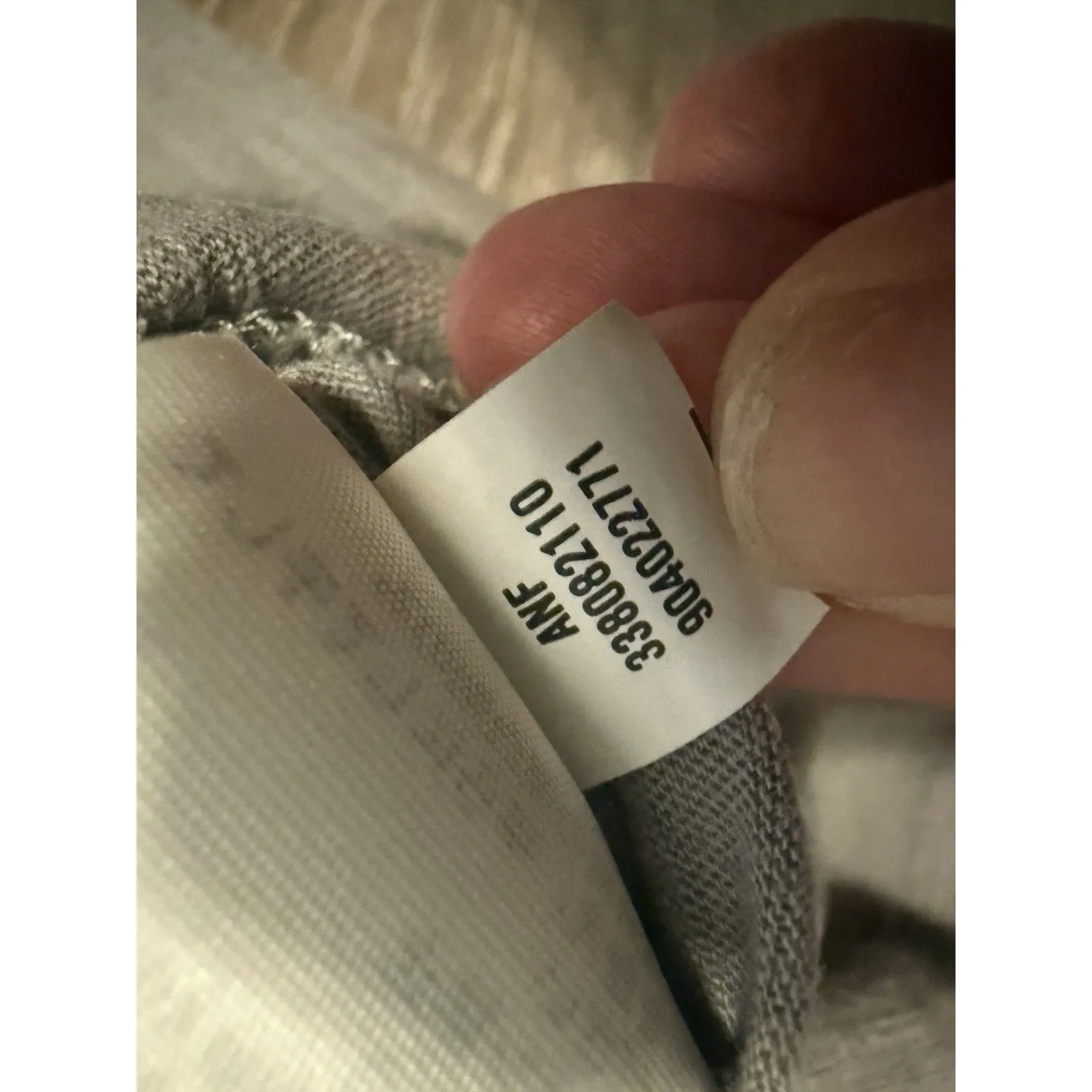 Hollister Womens Tank Top Gray Grey Lace Medium Coquette Y2k Fairy - Image 8