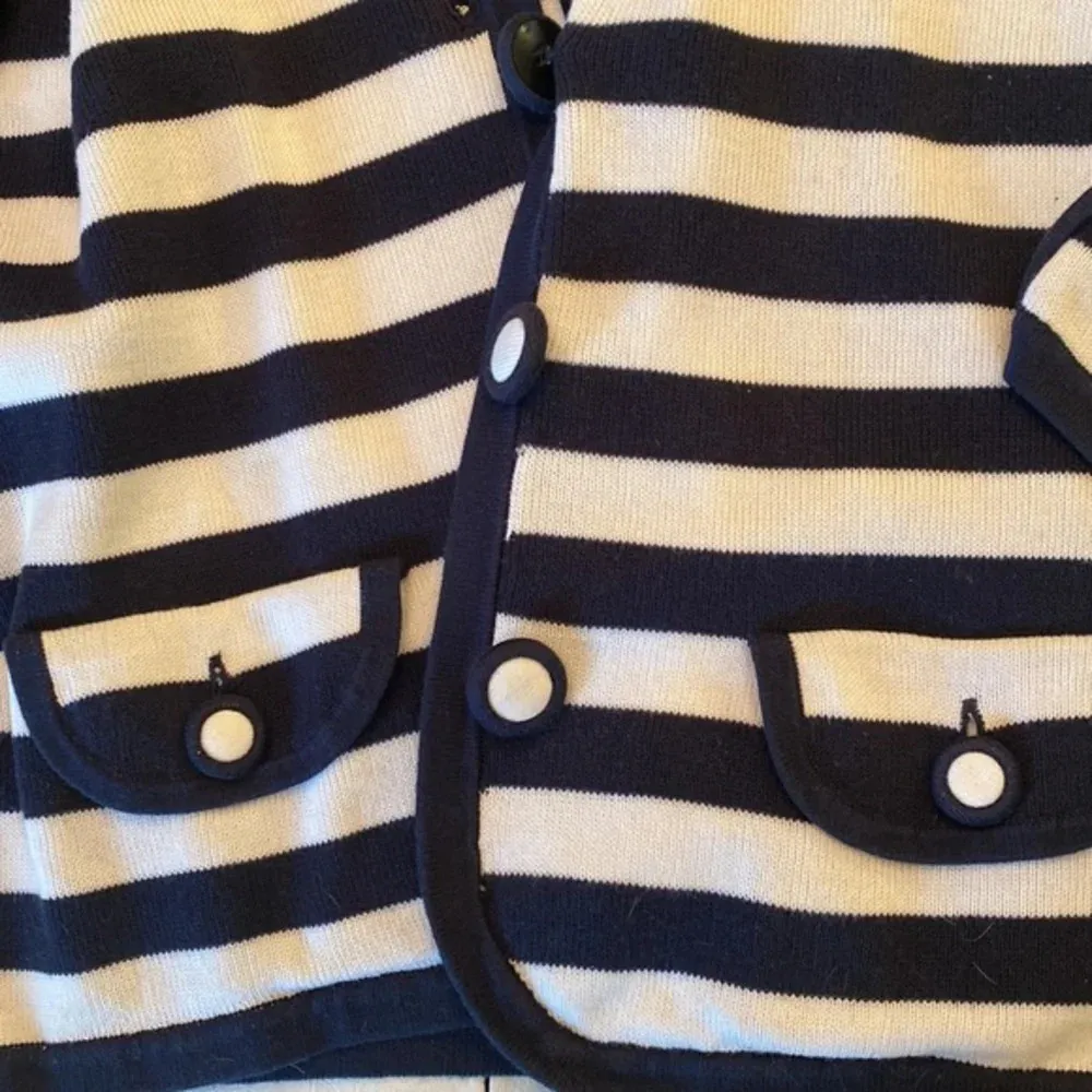 Banana Republic striped sweater‎ jacket​ - Image 14