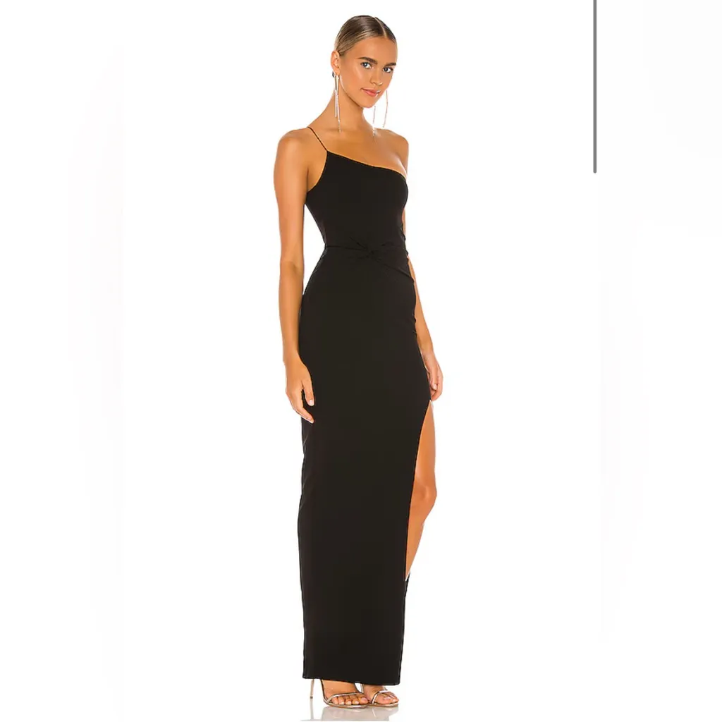 Nookie Black Lust One-Shoulder Gown - Image 2