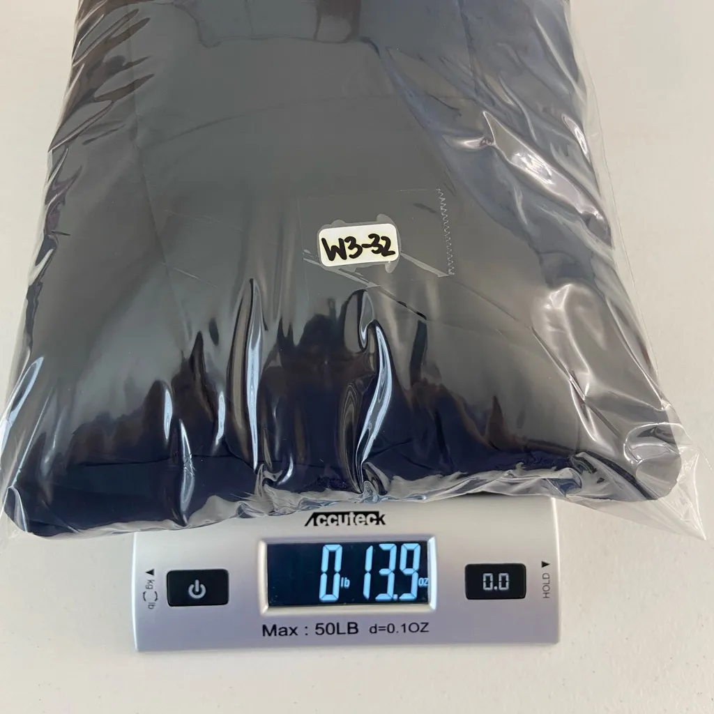 Roz & Ali women’s solid black embroidered puffer zip button‎ winter vest large - Image 7