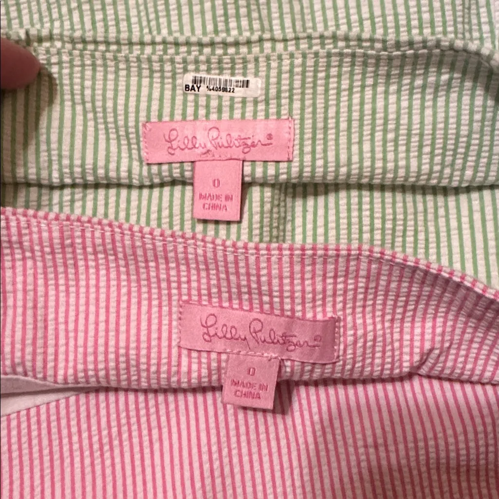 Lilly Pulitzer Mini Skirt Bundle Striped Size 0 - Image 3