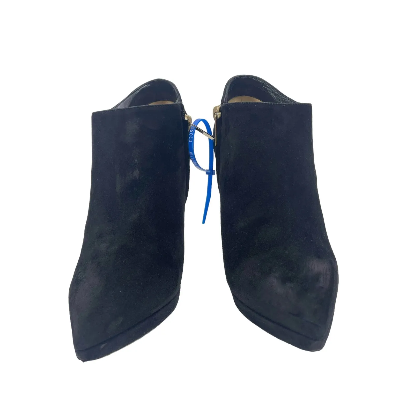 Jimmy Choo Ren 100 Pointed Toe Suede Ankle Boots Black Size 39 - Image 3