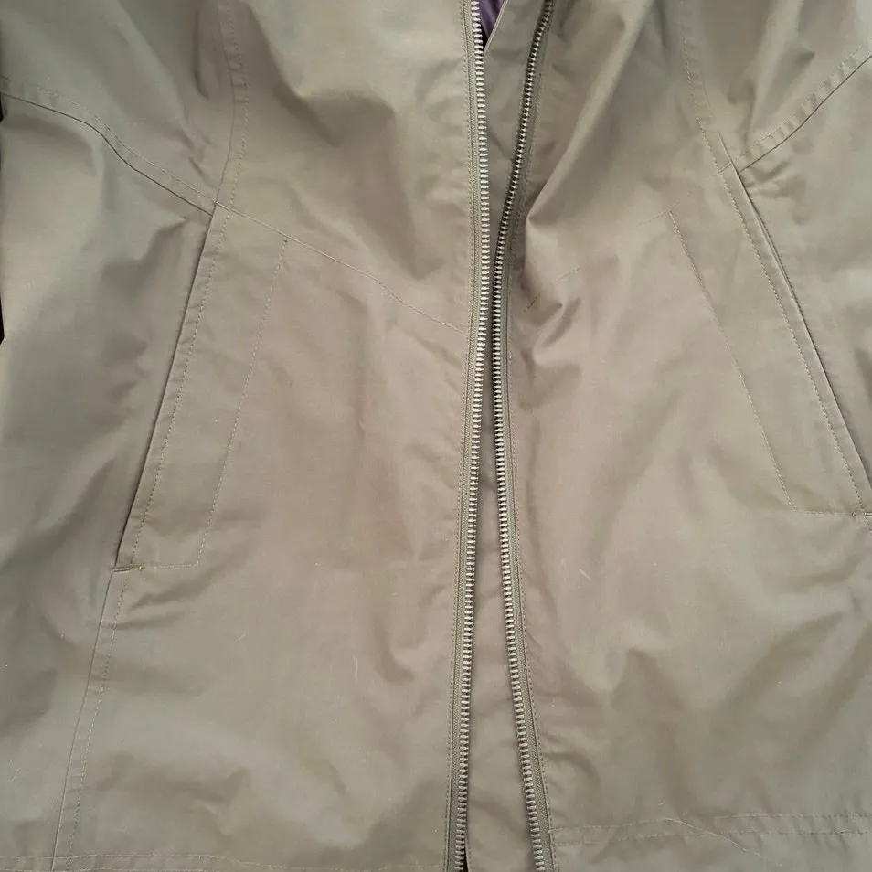 Marmot Lea Jacket Small Olive Green Hooded Raincoat - Image 11