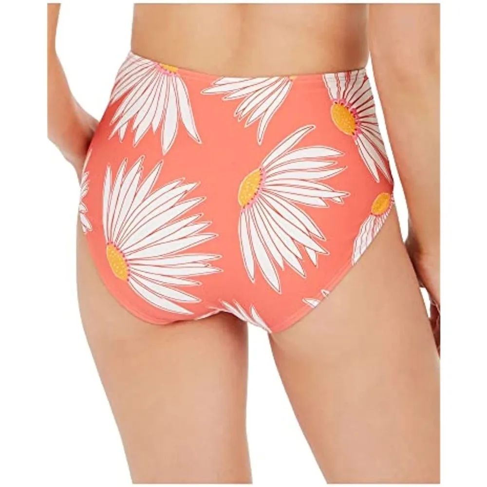 Kate‎ Spade New York Falling Flower High-Waist Bottoms Orange Size L NWT - Image 2